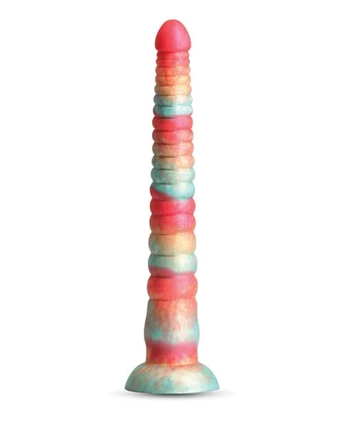 Colours Stacked 12″ Dildo in Red/Gold