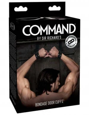 Command Bondage Door Cuffs by Sir Richard’s – Industrial Strength Nylon Straps