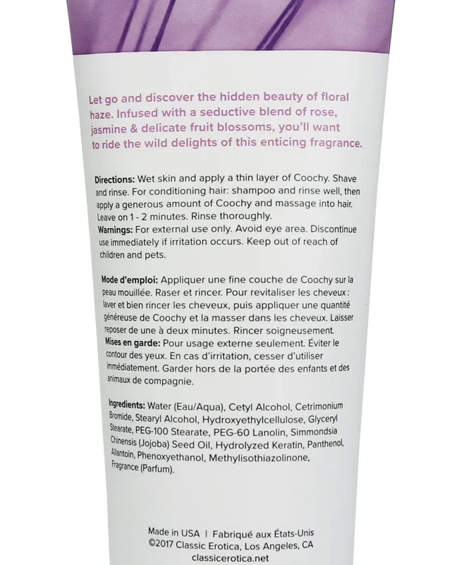 COOCHY Shave Cream – 12.5 oz Floral Haze