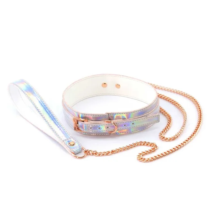 Cosmo Bondage Rainbow Collar & Leash