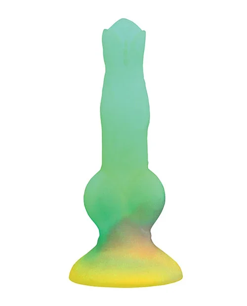 Creature Cocks – Vibrating Space Cock Glow-in-the-Dark Silicone Dildo w/Remote