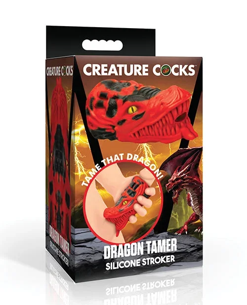 Creature Cocks Dragon Tamer Silicone Stroker – Red