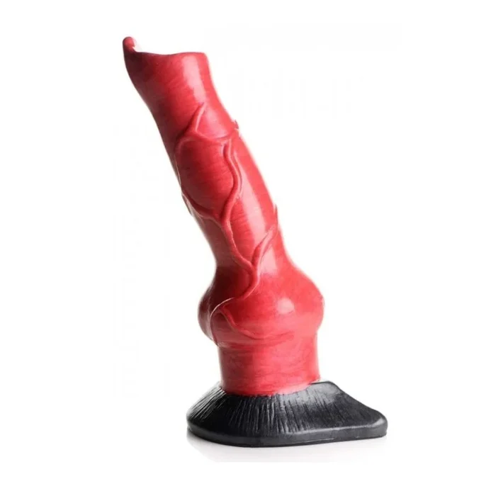 Creature Cocks Hell-Hound Canine Penis Silicone Dildo Red