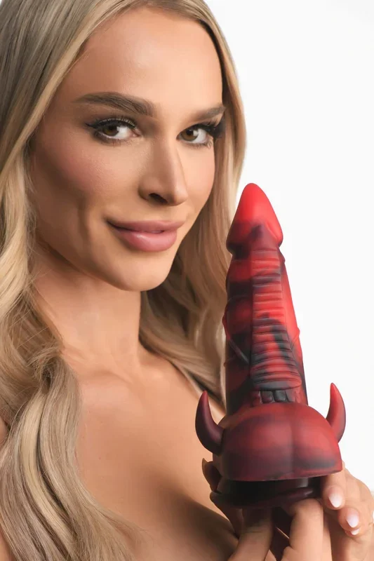 Creature Cocks Horny Devil Demon Silicone Dildo – A Fiery Fantasy Unleashed