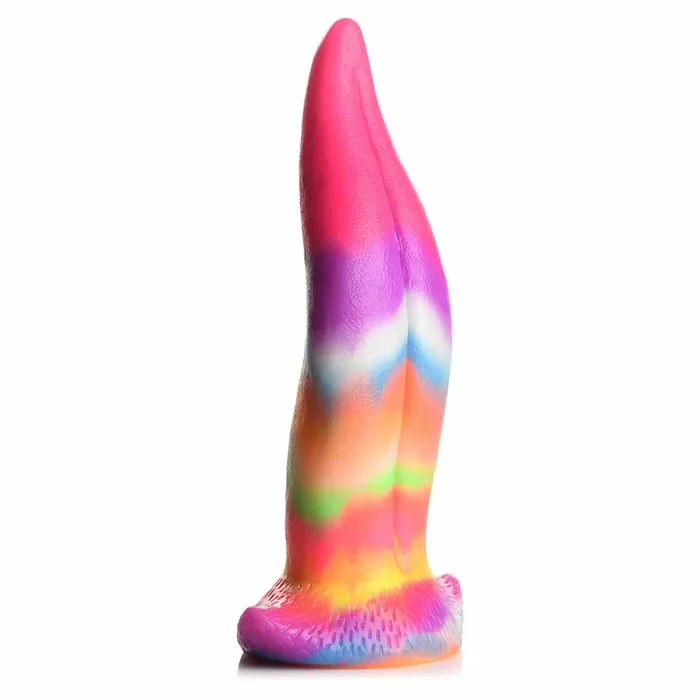 Creature Cocks Unicorn Kiss Unicorn Tongue Glow-In-The-Dark Silicone Dildo