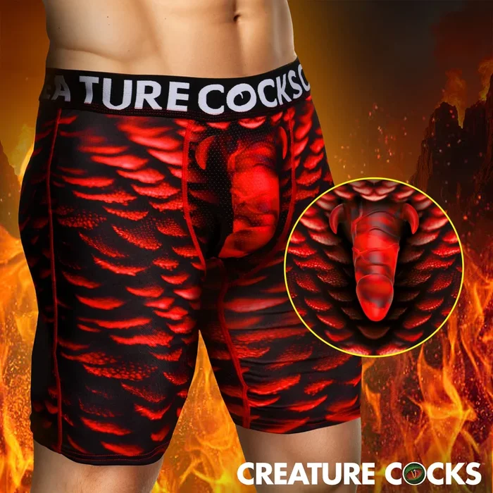 Creature Wear Horny Devil Demon Boxer Shorts – Medium