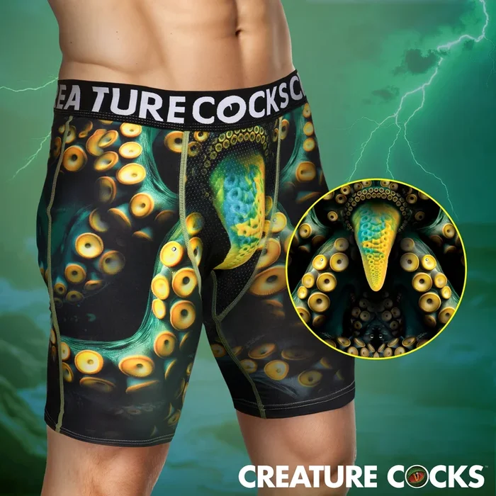 Creature Wear Monstropus Tentacled Monster Boxer Shorts – Small