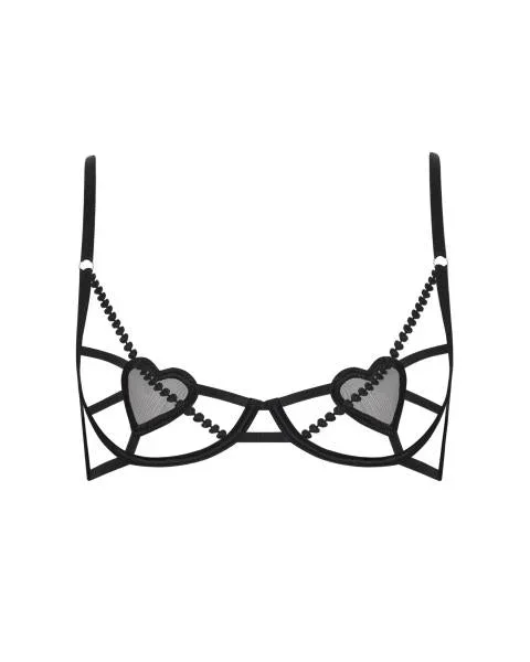Cristabel Wired Bra – Black –