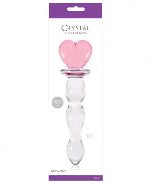Crystal Heart of Glass – Pink