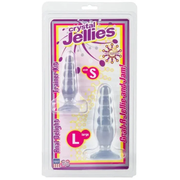 Crystal Jellies Anal Delight Trainer Kit – Clear