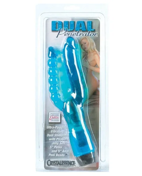 Crystalessence 5″ Dual Penetrator – Blue