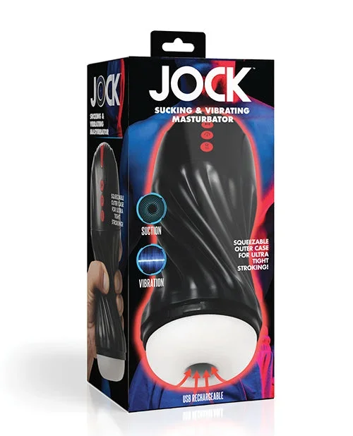 Curve Toys Jock Sucking & Vibrating Masturbator – Black