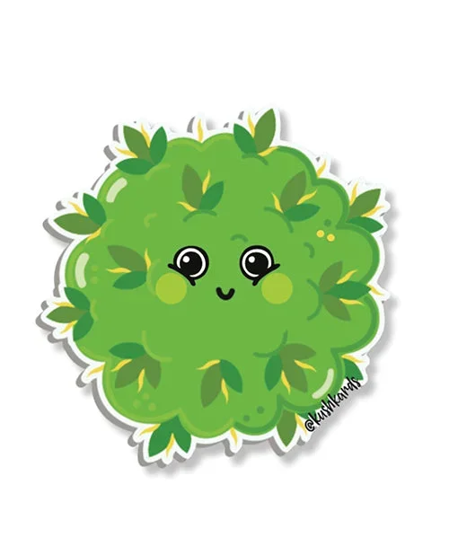 Cute Kush On You Bud Sticker – Pack of 3