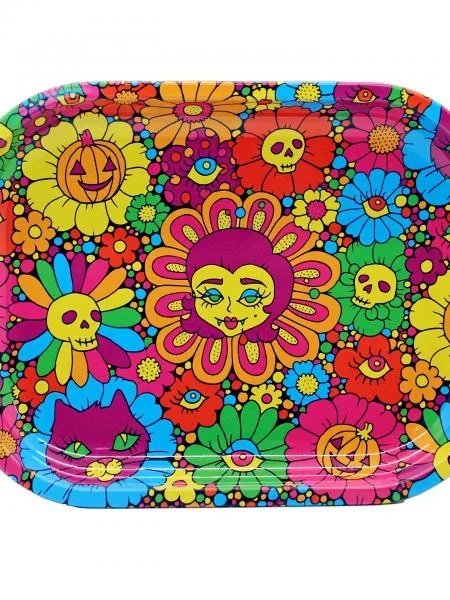 Daisy Disaster Tin Tray – Multi