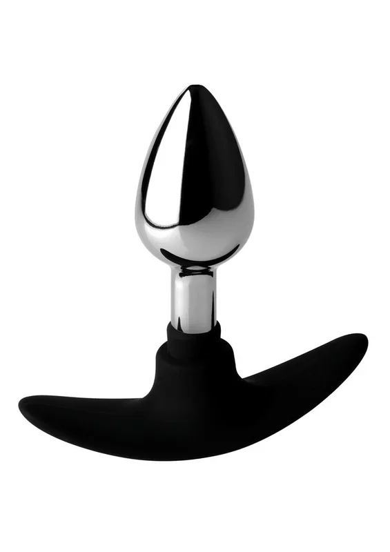 Dark Invader Metal and Silicone Anal Plug