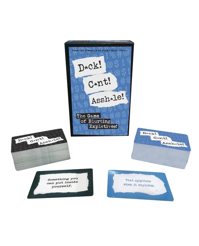 Dck! Cnt! Asshle! – The Game of Blurting Expletives