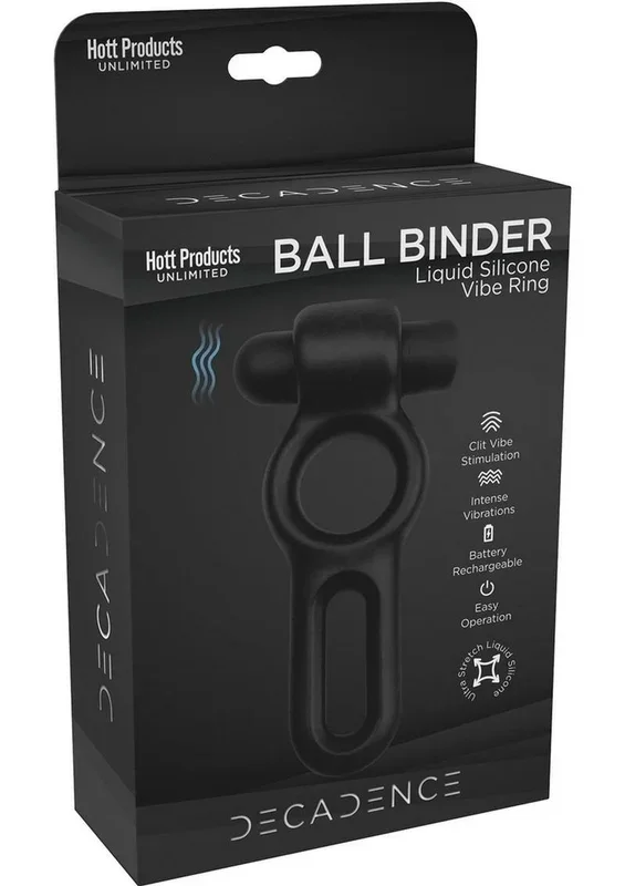 Decadence Ball Binder Liquid Cock and Ball Ring