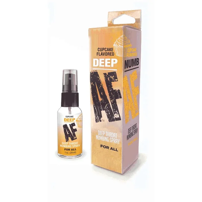 Deep AF Cupcake Flavored Throat Spray for Oral Intimacy 29ml