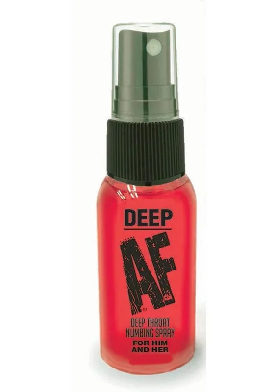 Deep AF Numbing Throat Spray – Cherry
