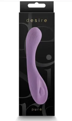 Desire Collection Pure Rechargeable Silicone Vibrator – Grey