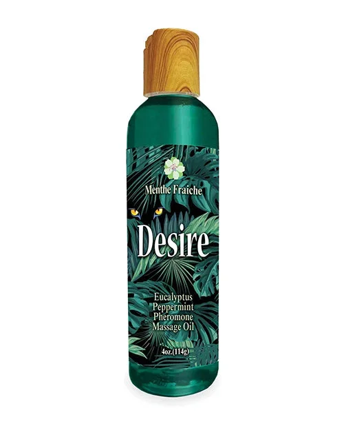 Desire Pheromone Massage Oil – 4 oz Eucalyptus/Peppermint