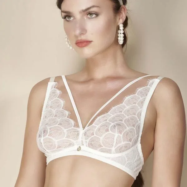 Diana Triangle Bra with Adjustable Back – Champagne –