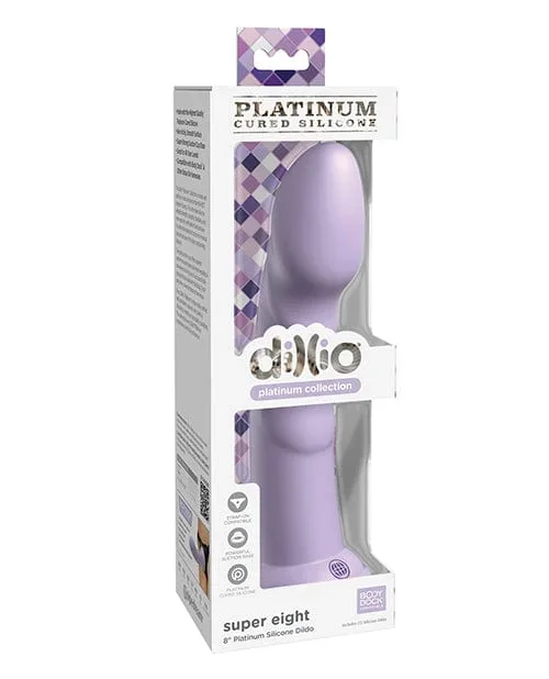 Dillio Platinum 8″ Super Eight Silicone Dildo