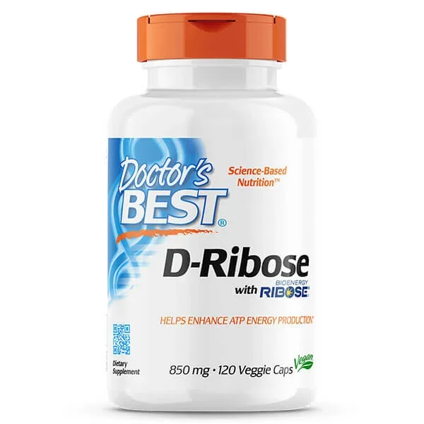 Doctor’s Best D-Ribose 120 Veggie Caps