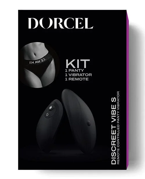 Dorcel Discreet Panty Vibe with Panty – Black