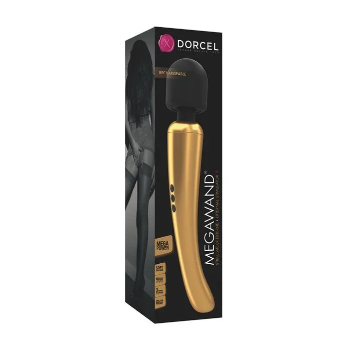 Dorcel Megawand Rechargeable Wand – Gold