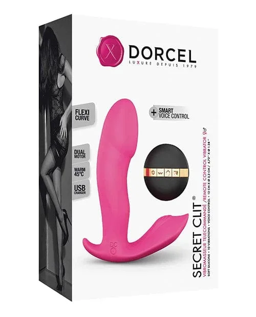 Dorcel Secret Clit Dual Stim Heating And Voice Control – Pink