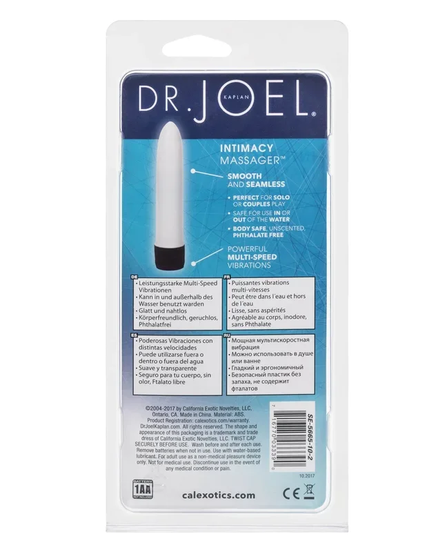Dr. Joel Kaplan Intimacy Massager 4.5″ – White