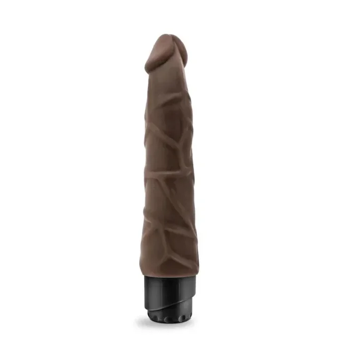 Dr. Skin – Cock Vibe 1 – 9 Inch Vibrating Cock – Chocolate