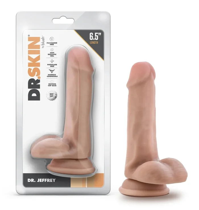 Dr. Skin – Dr. Jeffrey – 6.5 Inch Dildo With Balls