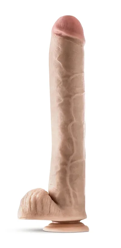 Dr. Skin – Dr. Michael – 14 Inch Dildo With Balls – Beige