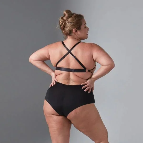 Dracona Bodysuit – Black/Butterscotch –