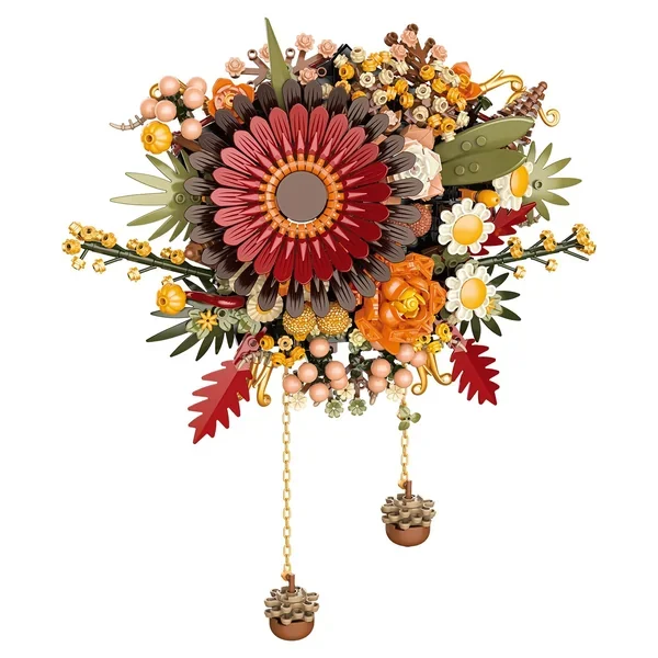 Dried Flower Centerpiece Building Set, Wall Hanging Flowers Gift Building Kit