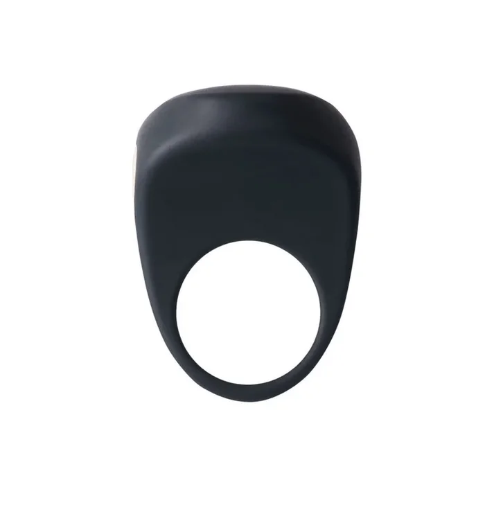 Driver Vibrating Silicone C-Ring for Men Black
