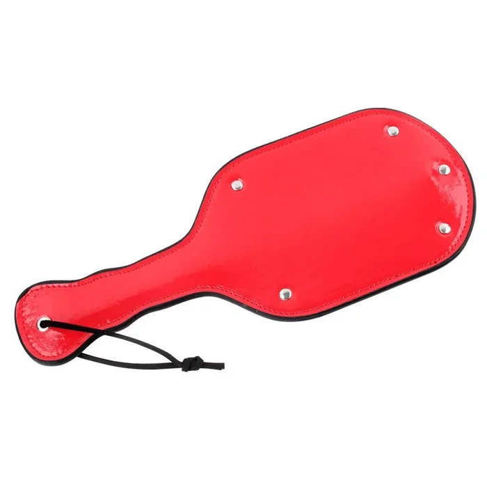 Dual Sided Leather Studded Spanking Paddle
