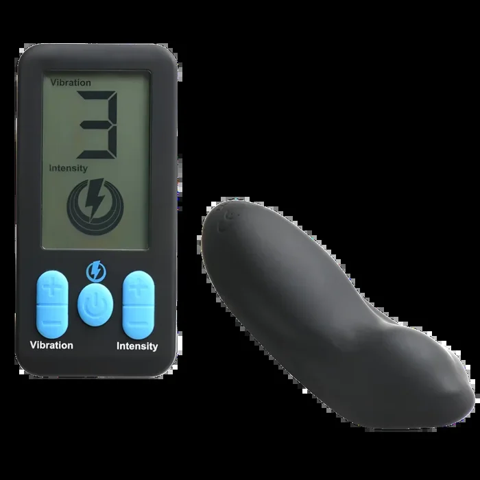 E-Stim Remote Control Panty Vibrator – Black