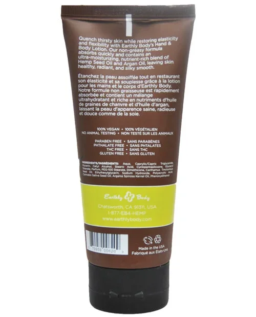 Earthly Body Hand & Body Lotion – 7 oz Tube Nag Champa