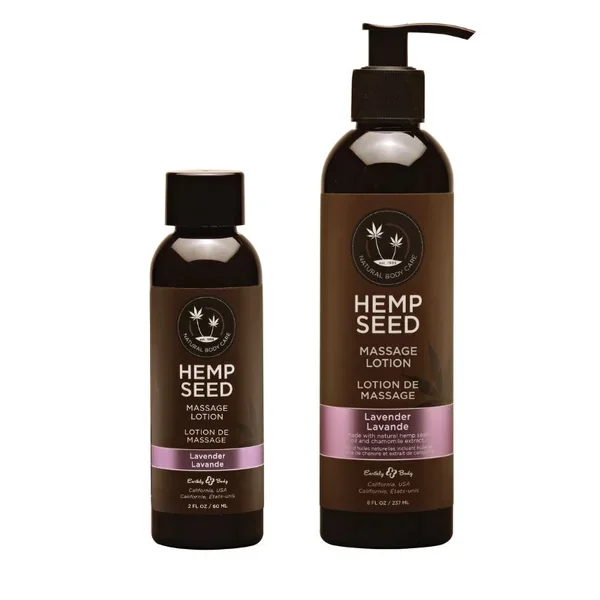 Earthly Body Hemp Seed Massage LOTION Lavender