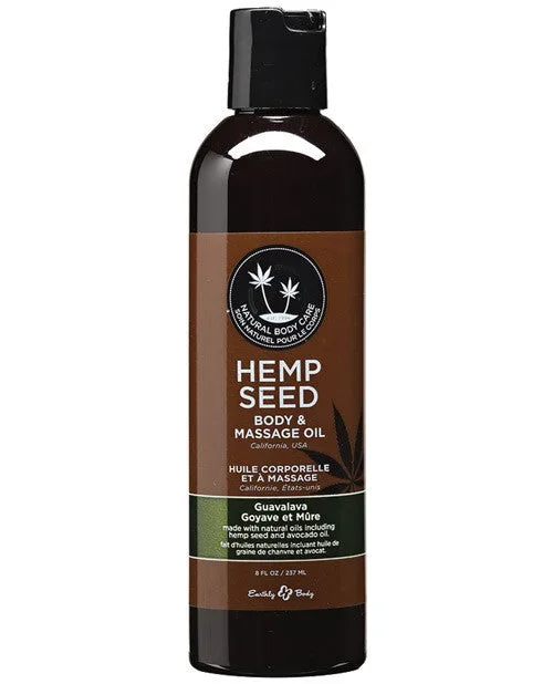 Earthly Body Hemp Seed Massage Oil 8 oz – Guavalava