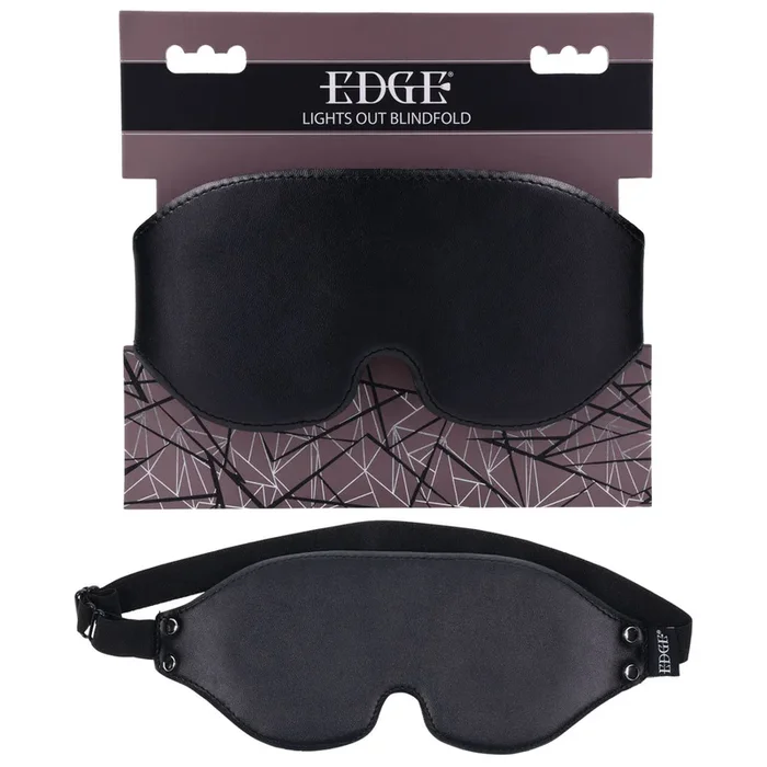 EDGE Lights Out Blindfold – Black Eyemask Restraint