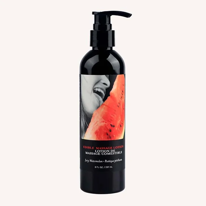 Edible Massage Lotion – Watermelon – Watermelon Flavoured Massage Lotion – 237 ml