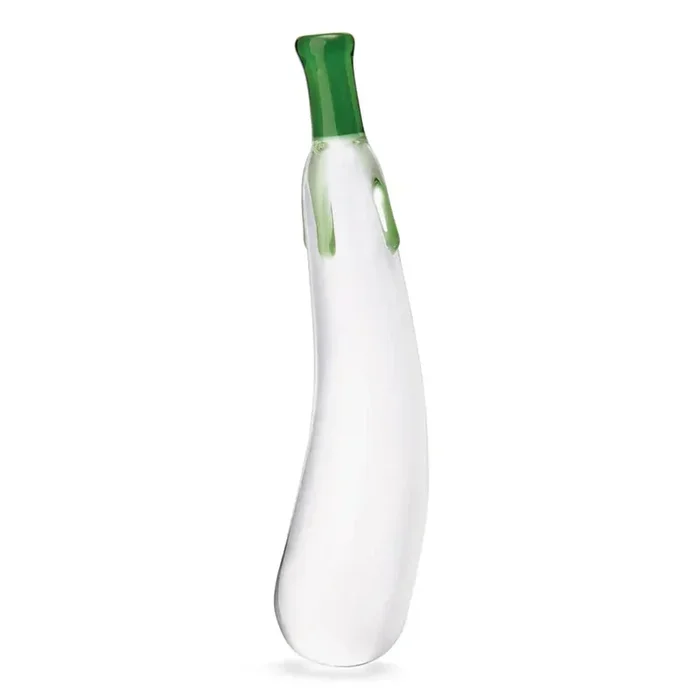 Eggplant Ecstasy 7.25″ Glass Dildo