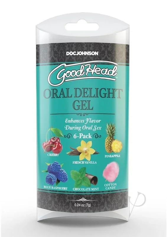 Elevate Your Intimate Adventures with GoodHead Oral Gel #1 6pk .24oz