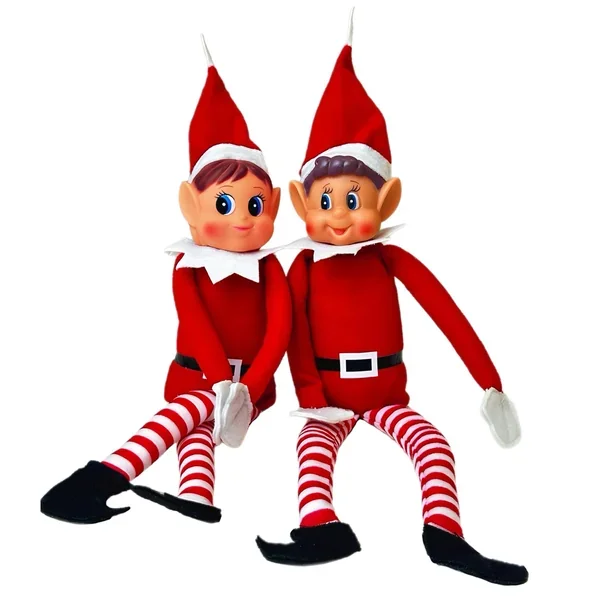 Elfie (Boy) And Elvie (Girl) Set Fun And Playful Elves Behavin’ Badly Figur