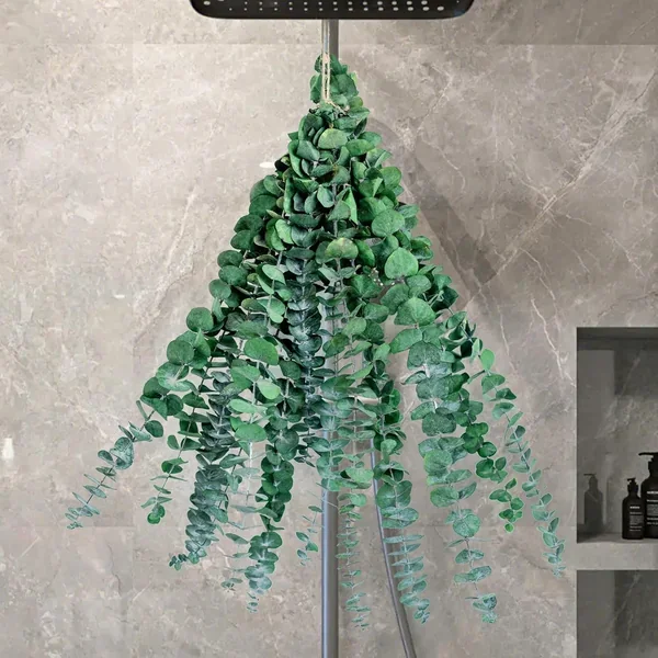 Eucalyptus For Shower 10Pcs,17″ Natural Fresh Hanging Eucalyptus Stems,Real Eu