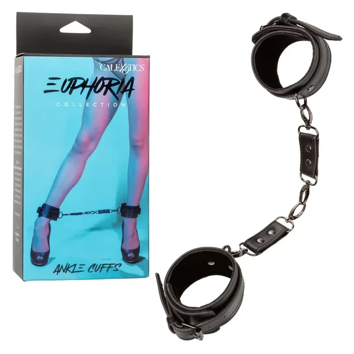 Euphoria Collection Ankle Cuffs – Adjustable Bondage Restraints